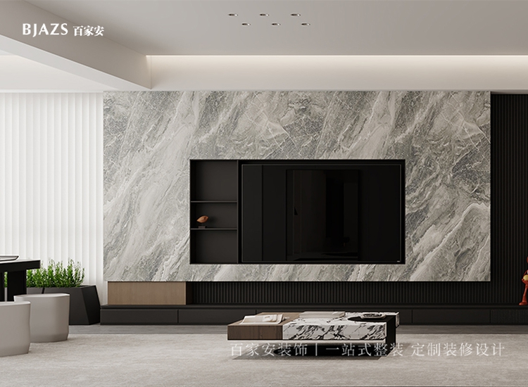 廈門(mén)東方巴黎廣場(chǎng)小區(qū)125平整裝裝修設(shè)計(jì)