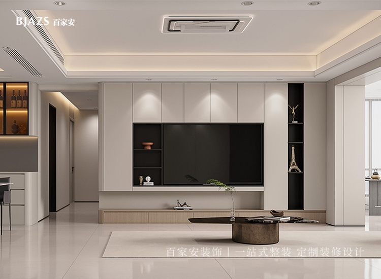 廈門(mén)中駿海岸一號(hào)小區(qū)145平整裝裝修設(shè)計(jì)